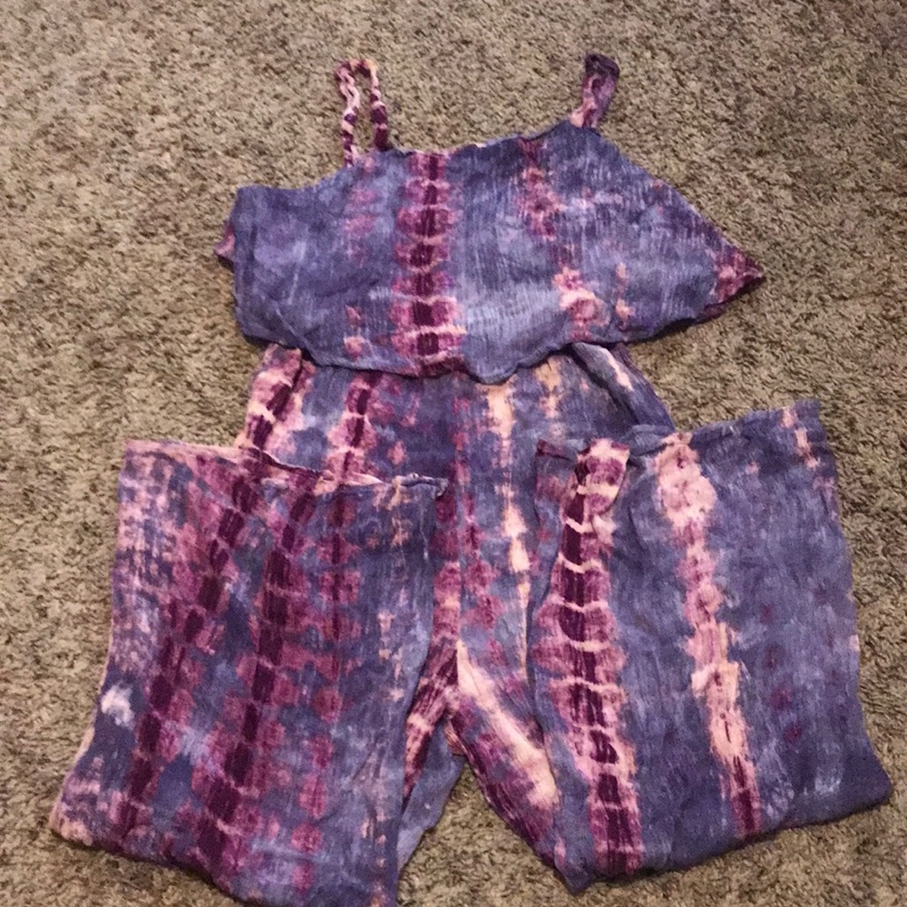 Capri multi colored romper